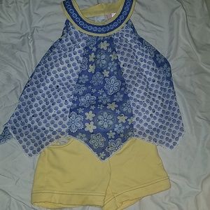 Beautiful tank and shorts outfit